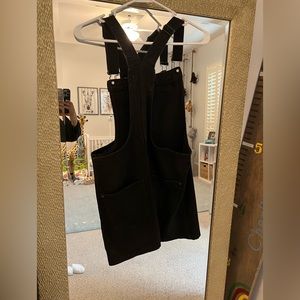 American eagle jean dress black
